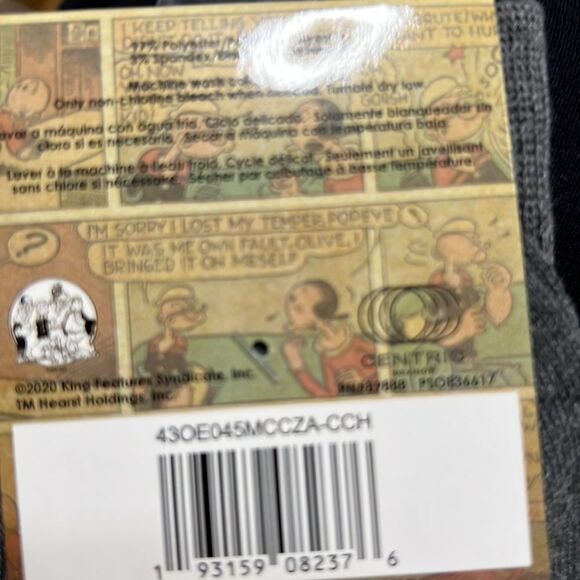 CENTRIC NWT POPEYE NOVELTY SOCKS SIZE 6-12 - Picture 4 of 5